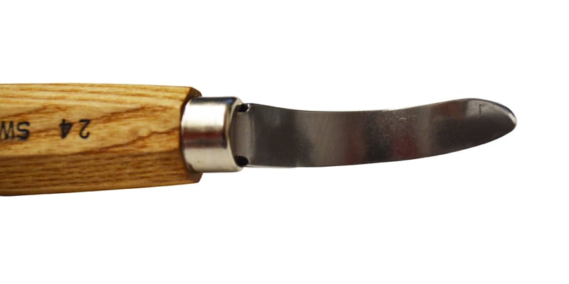 Couteau cuillère large gaucher #24 - Pfeil. Fabriqué en Suisse