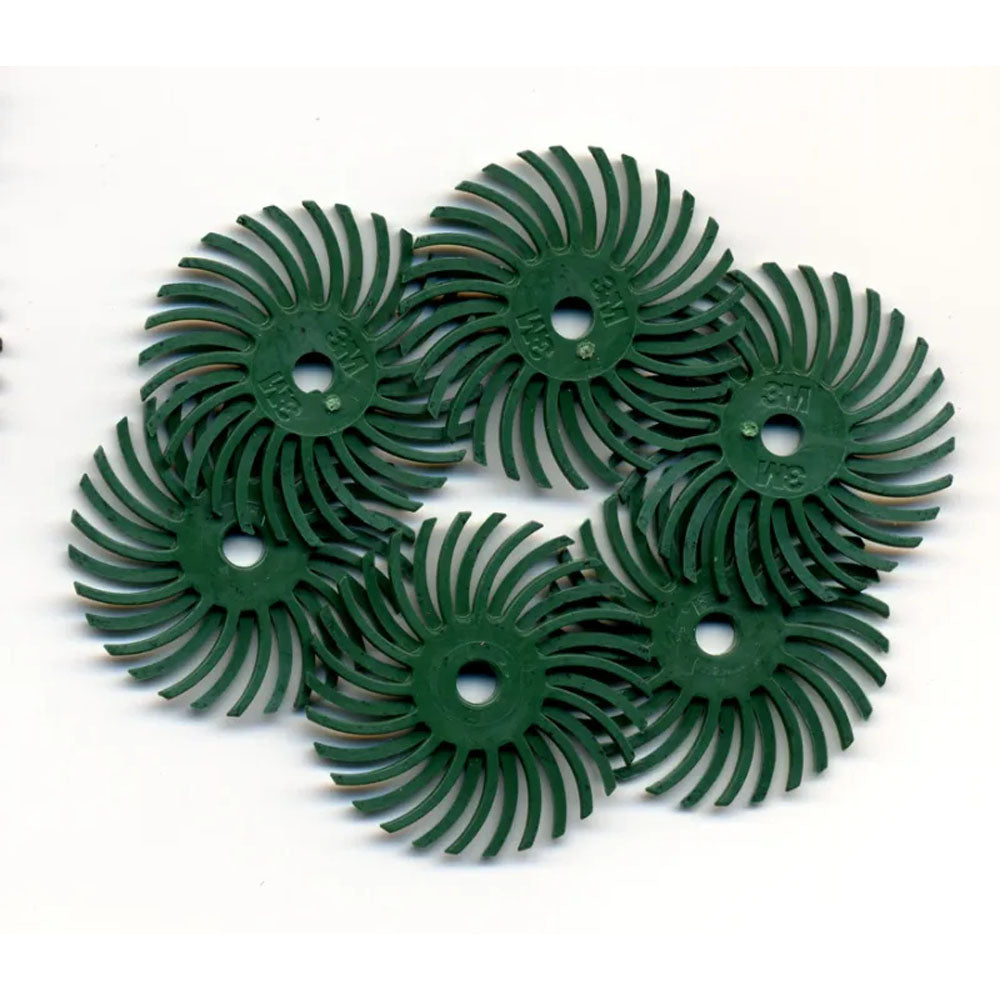 Radial Bristle Disk White 1" (6/pk) - 3M