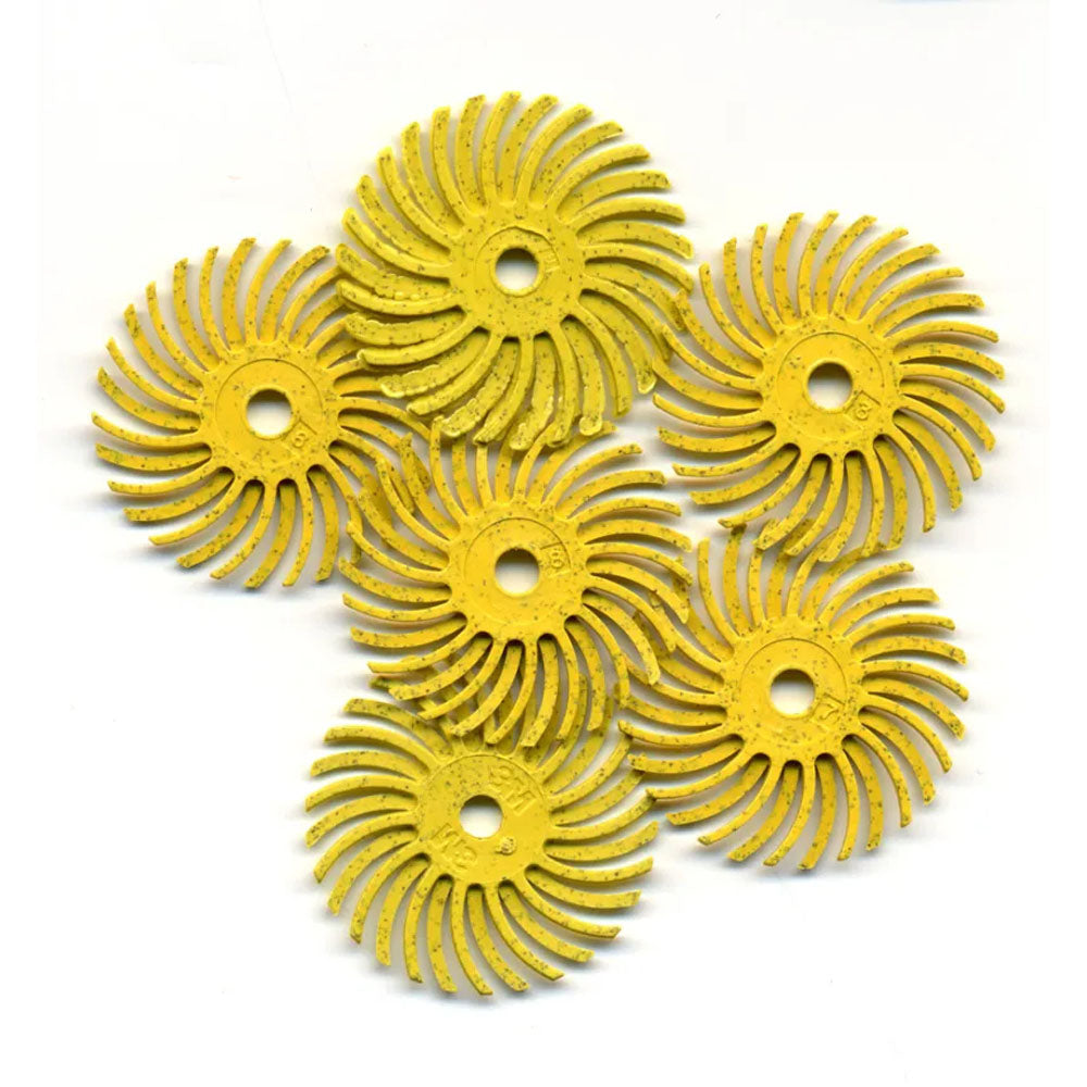 Radial Bristle Disk White 3" (6/pk) - 3M