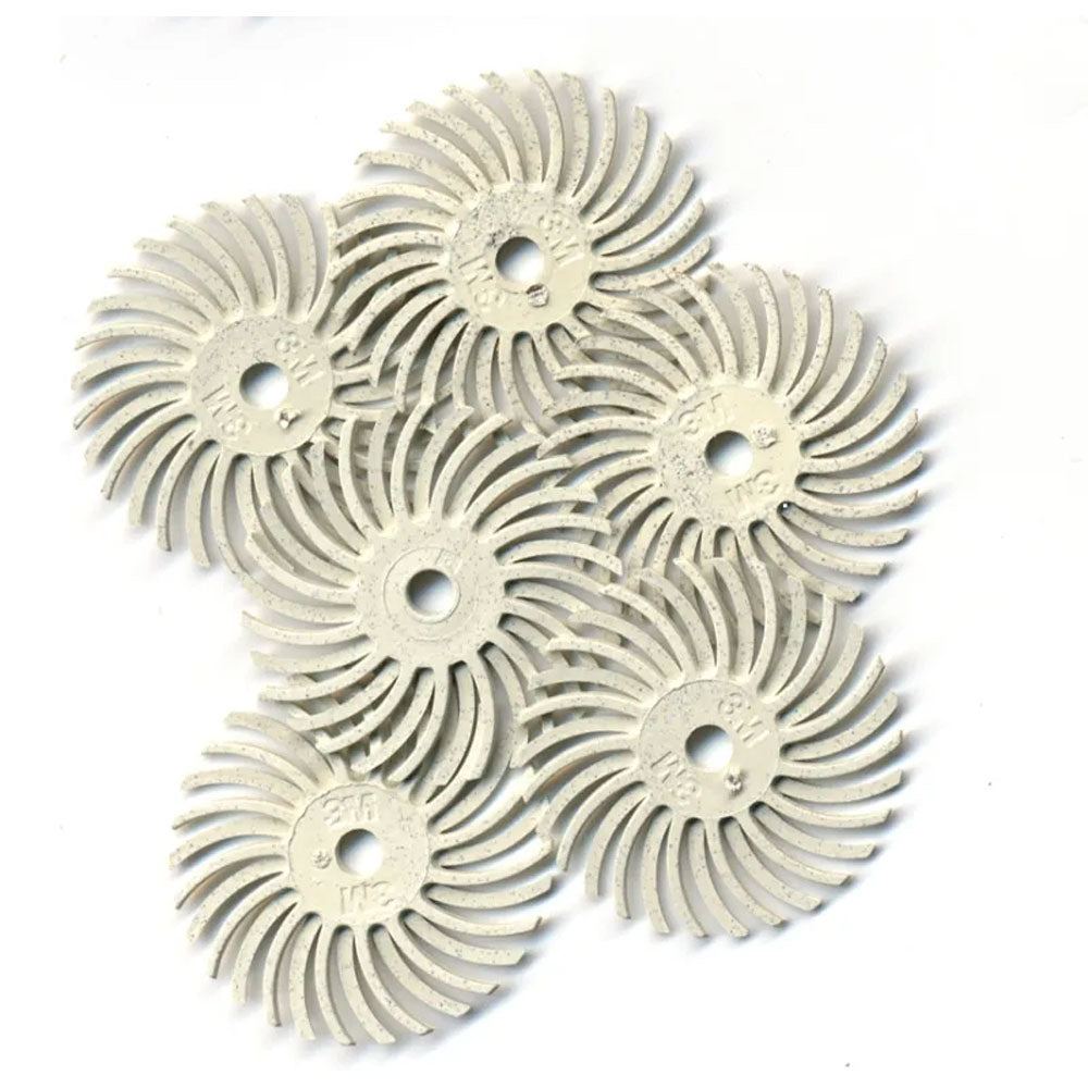 Radial Bristle Disk White 1" (6/pk) - 3M