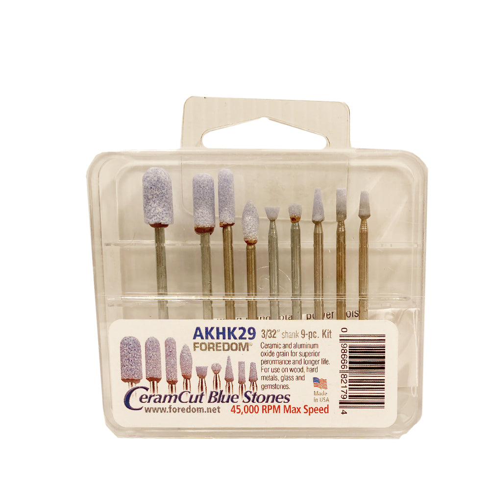 Foredom Ceramcut Blue Ceramic Aluminum Oxide Drill Bit Set