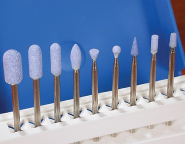 Foredom Ceramcut Blue Ceramic Aluminum Oxide Drill Bit Set