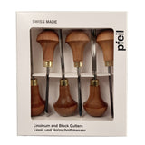 #D SET 6 palm carving tools - Pfeil. Swiss Made.