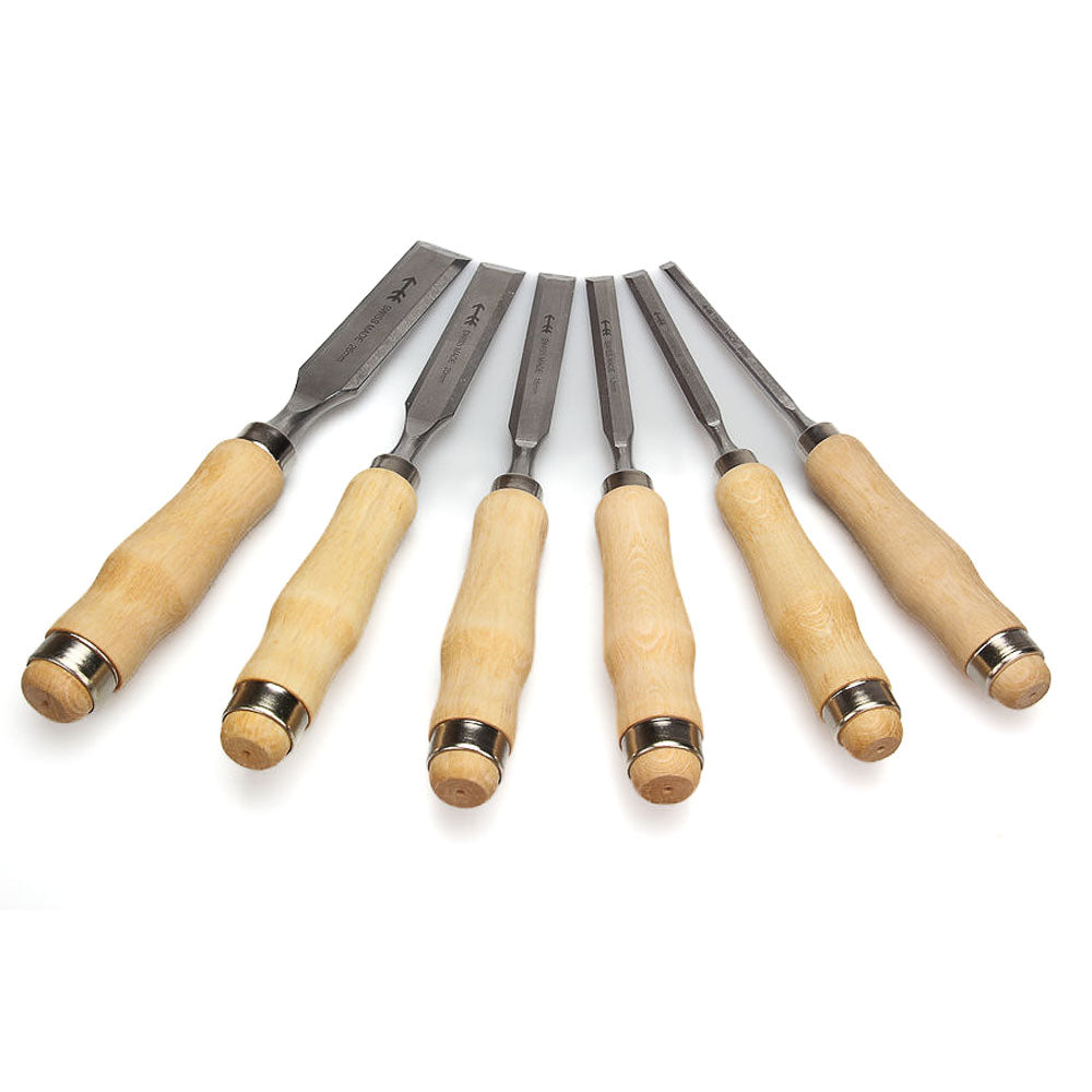 Set of 6 Z1 wood chisels - Pfeil. Swiss Made.