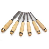 Set of 6 Z1 wood chisels - Pfeil. Swiss Made.