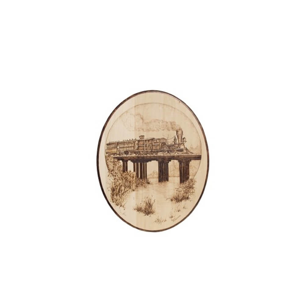 Basswood Oval Board 3/4" x 8'' x 10''