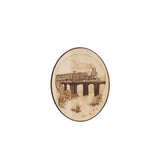 Basswood Oval Board 3/4" x 8'' x 10''