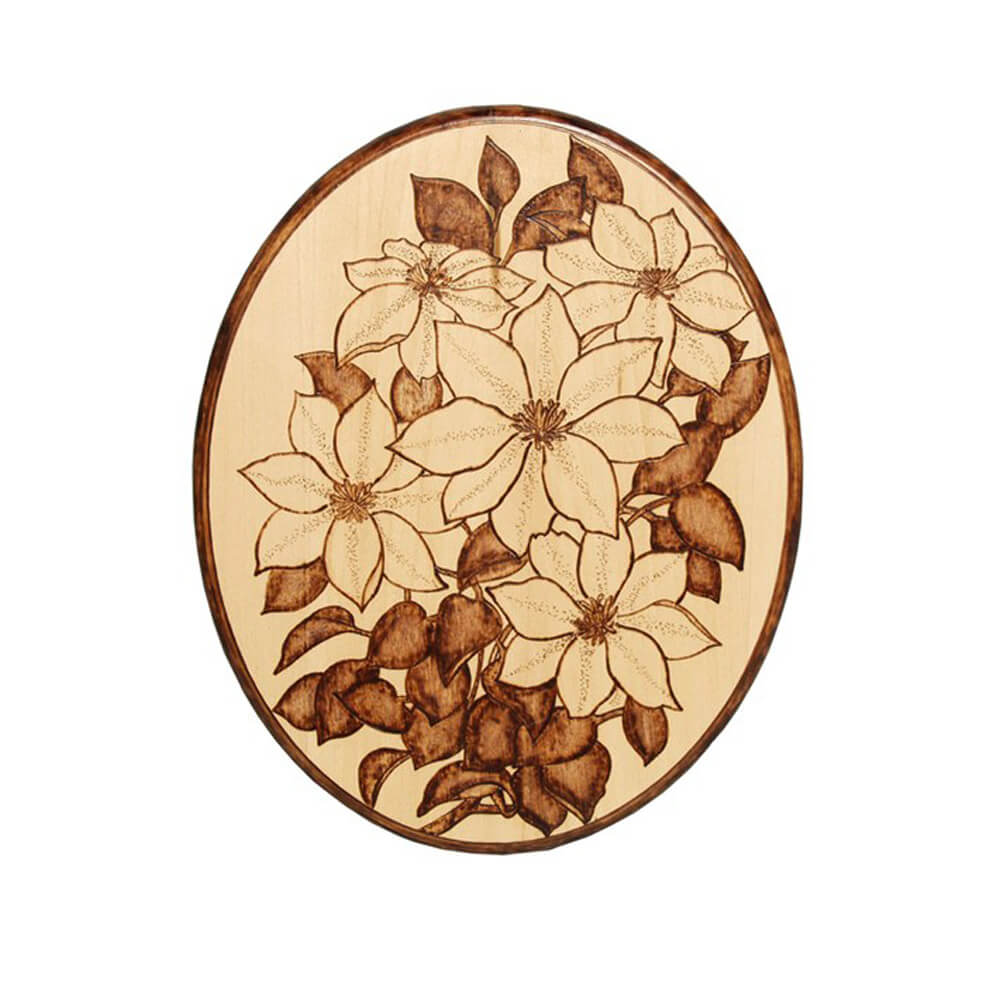 Basswood Oval Board 3/4" x 11" x 14"