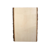 Basswood board with unique bark edge 5/8'' x 9'' x 11'' to 13''