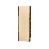 Basswood board with unique bark edge 5/8'' x 8'' à 10'' x 23''