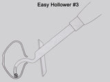 Gouge à évider «Easy Hollower» Moyenne #3 - Easy Wood Tools