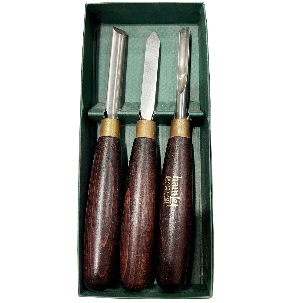 Set of 3 Pen Turning Chisels HCT169 - Hamlet 