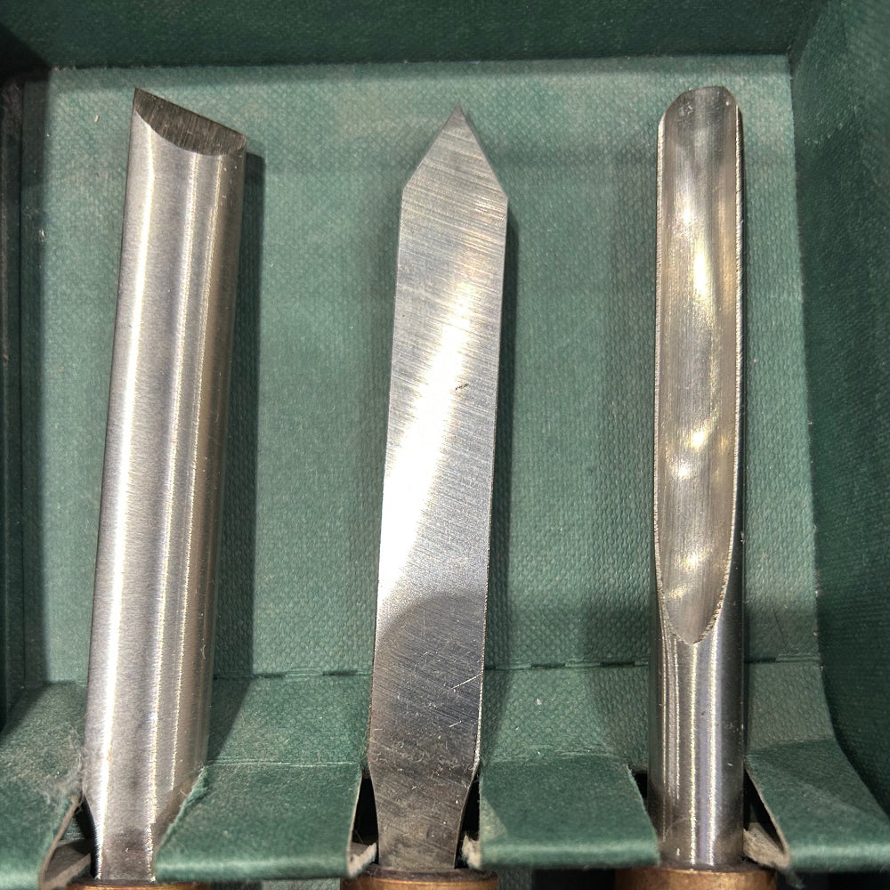 Set of 3 Pen Turning Chisels HCT169 - Hamlet 