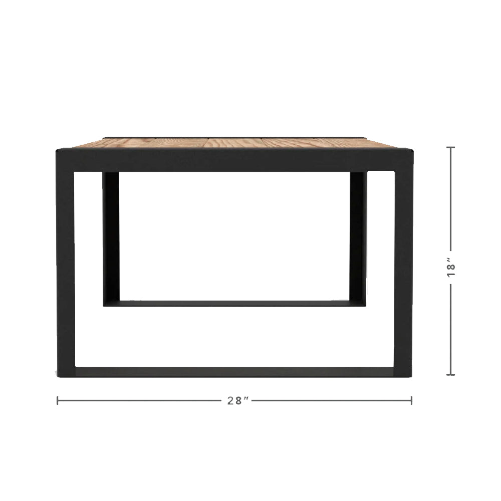 Ensemble de pied de table basse Muskoka noir - Toja Grid