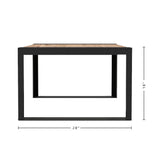 Ensemble de pied de table basse Muskoka noir - Toja Grid