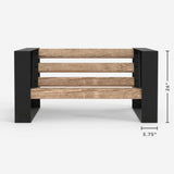 Ensemble de pied de chaise Muskoka noir - Toja Grid