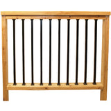 Estate Baluster 26" or 32" Black aluminium 10/pkg - Deckorators