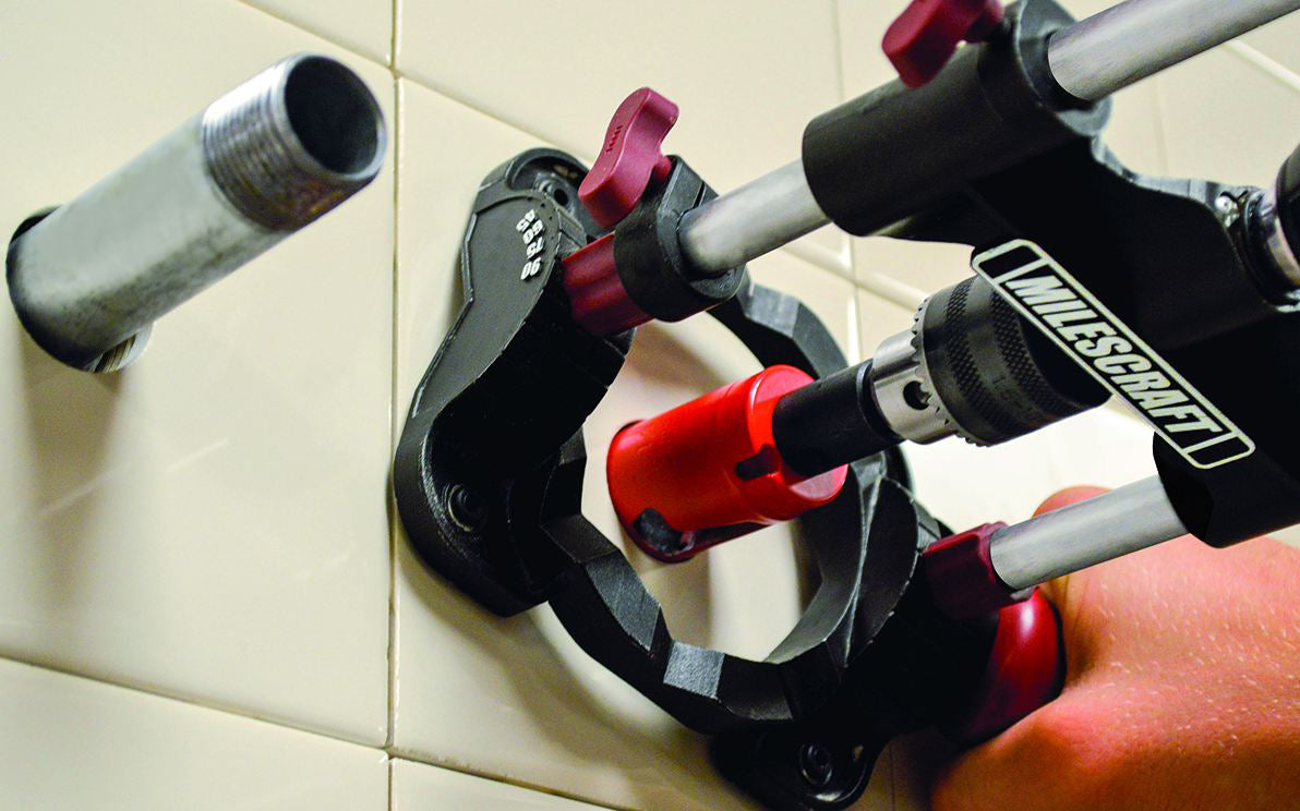 Drill 90 degree drill guide - Milescraft