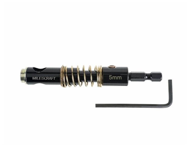 Milescraft 5 mm shelf pin bit for CabinetMate template