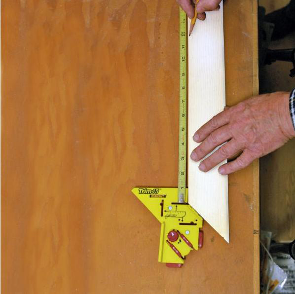 Gabarit pour installer des moulures "Trim 45" MilesCraft