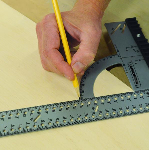 Framing square 12" - Metric - MileCraft