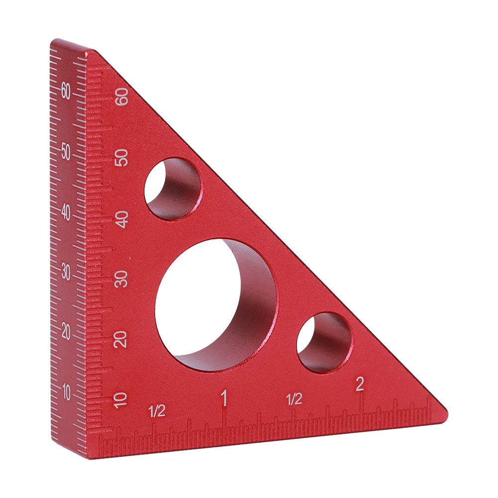 Mini square triangle ruler
