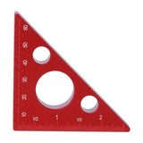Mini square triangle ruler
