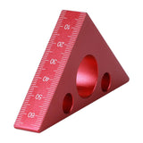 Mini square triangle ruler