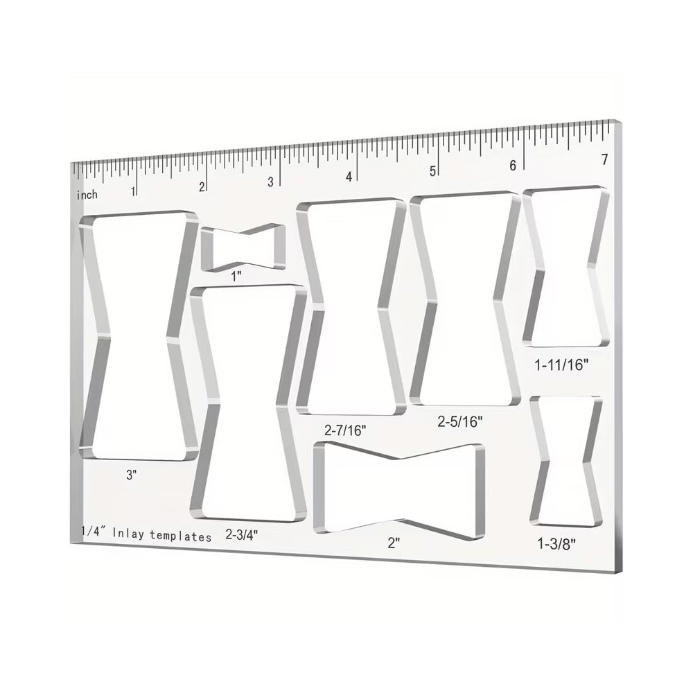 8 in 1 butterfly inlay router template