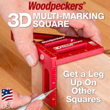 Équerre de précision 3D multi angle - Woodpeckers