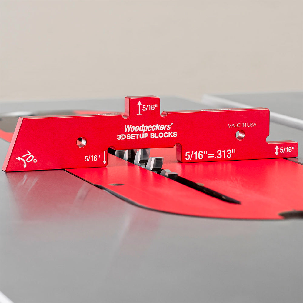 Ensemble de 7 blocs de réglage 3D - Woodpeckers