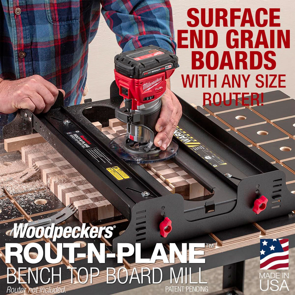 Rout-N-Plane XL top board mill - Woodpeckers