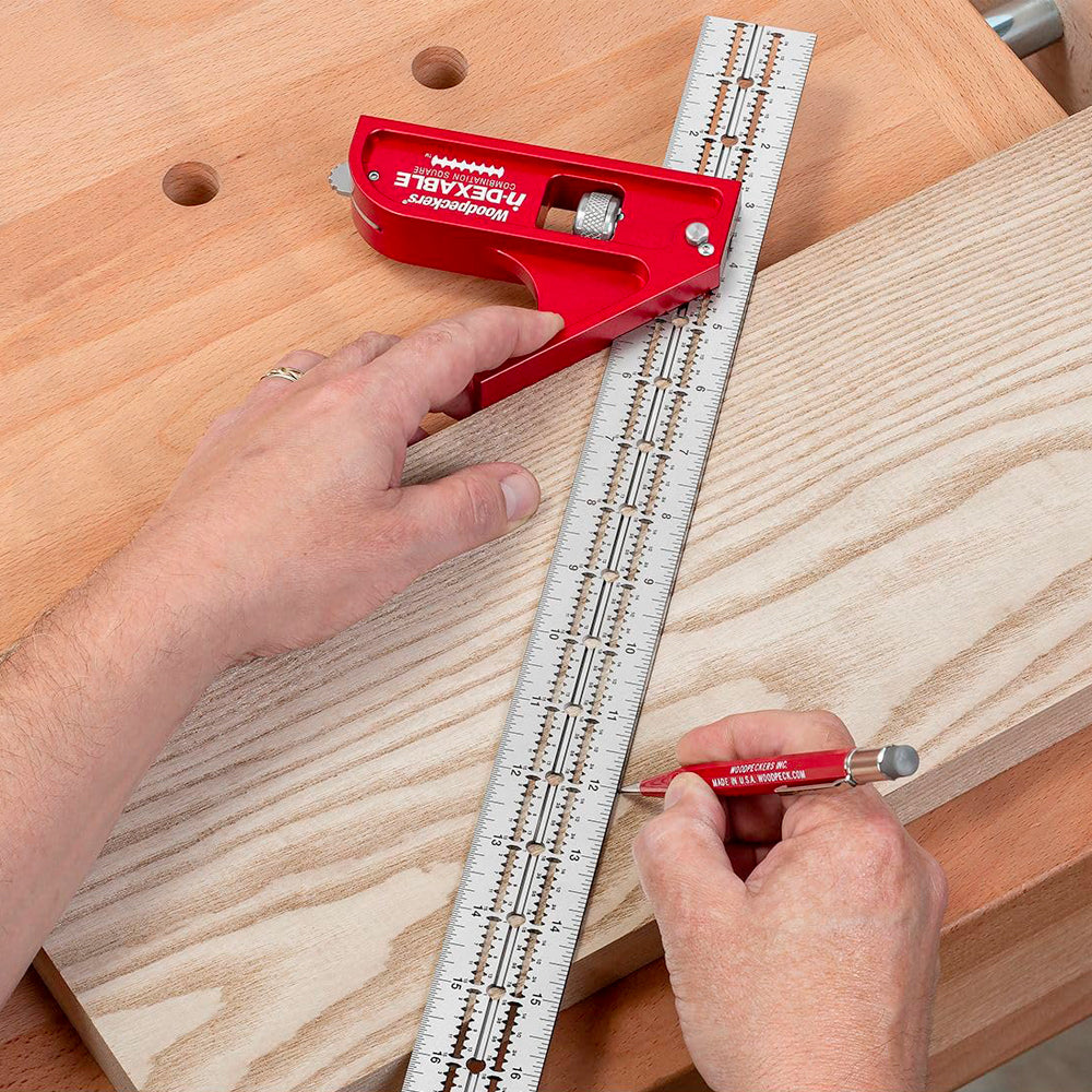 In-Dexable Combination square 18’’ XL - Woodpeckers