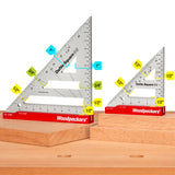 Delve square stainless steel - Woodpeckers