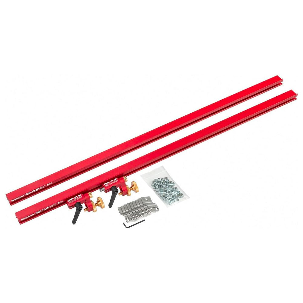 Système de butée rabattable pour banc de scie - Woodpeckers