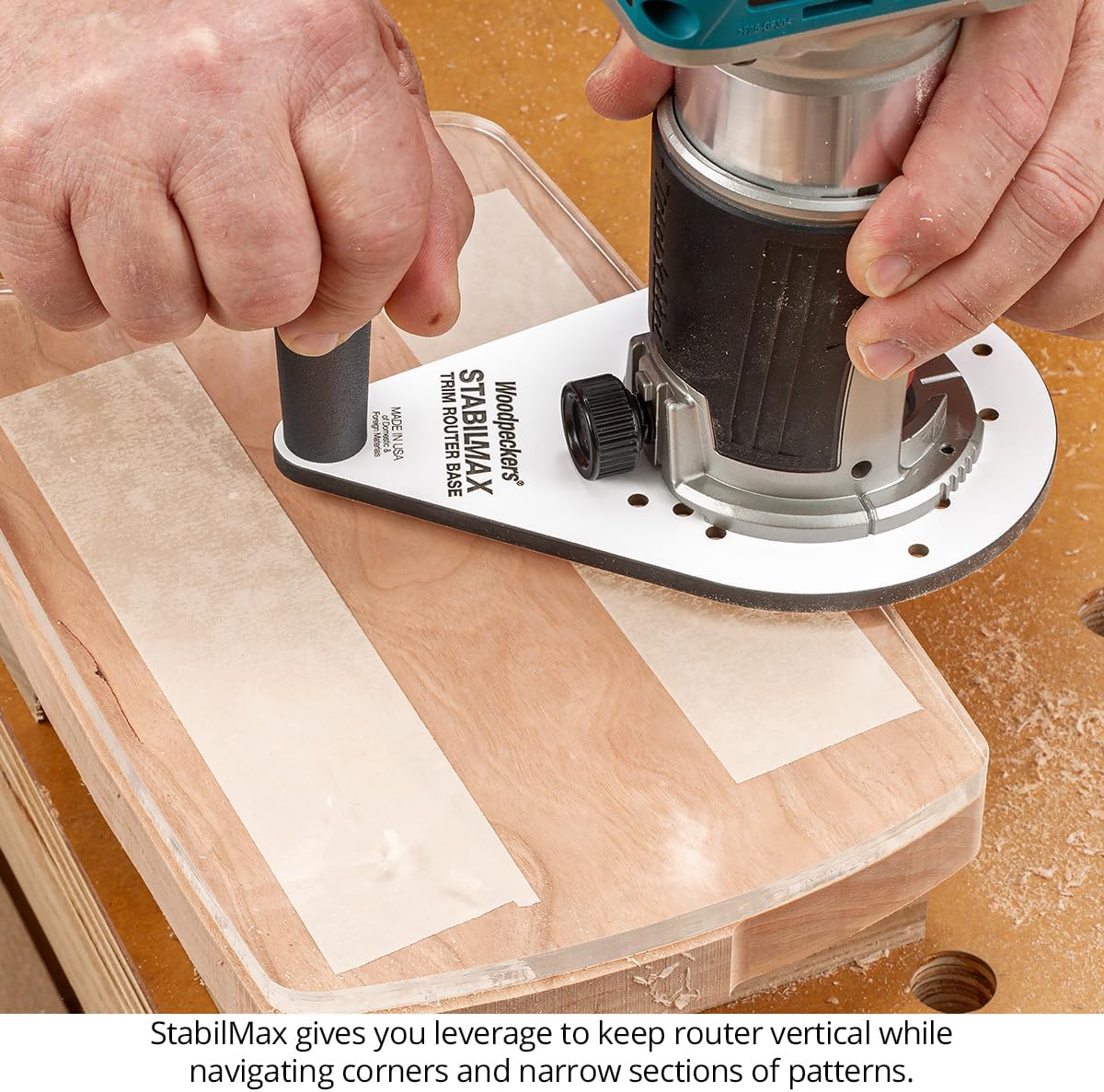 Stabilmax trim router offset base - Woodpeckers