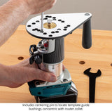 Stabilmax trim router offset base - Woodpeckers