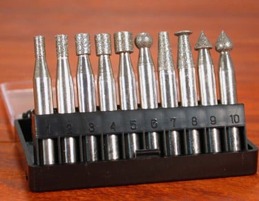 Ensemble de 10 mèches diamantées