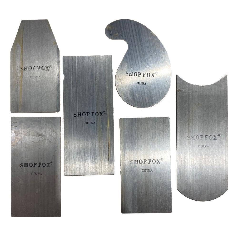 Set of cabinetmaker blades, scraper, 6 PCS