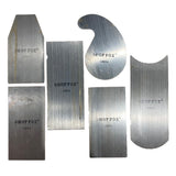Set of cabinetmaker blades, scraper, 6 PCS