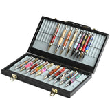 48 Pen Display Case with Lid: Thinner Pens
