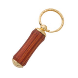 Porte-clés avec compartiment secret doré 24 carats