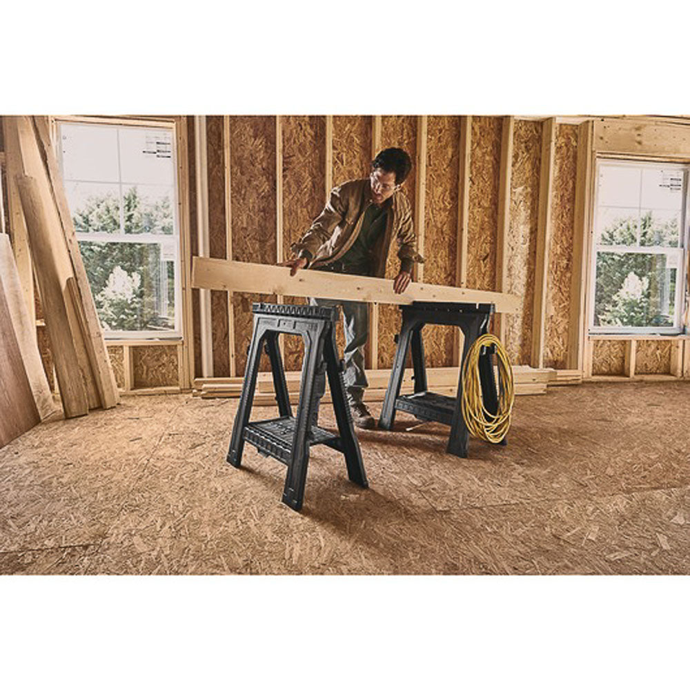 Twin Pack Portable Sawhorse #060864R - Stanley