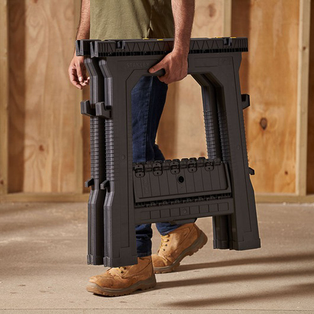 Twin Pack Portable Sawhorse #060864R - Stanley