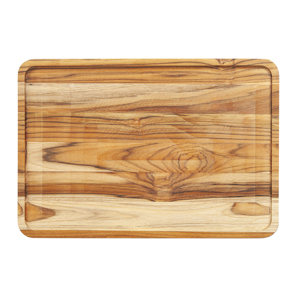 Planche à découper en teck de plantation 3/4" x 13" x 18.9"