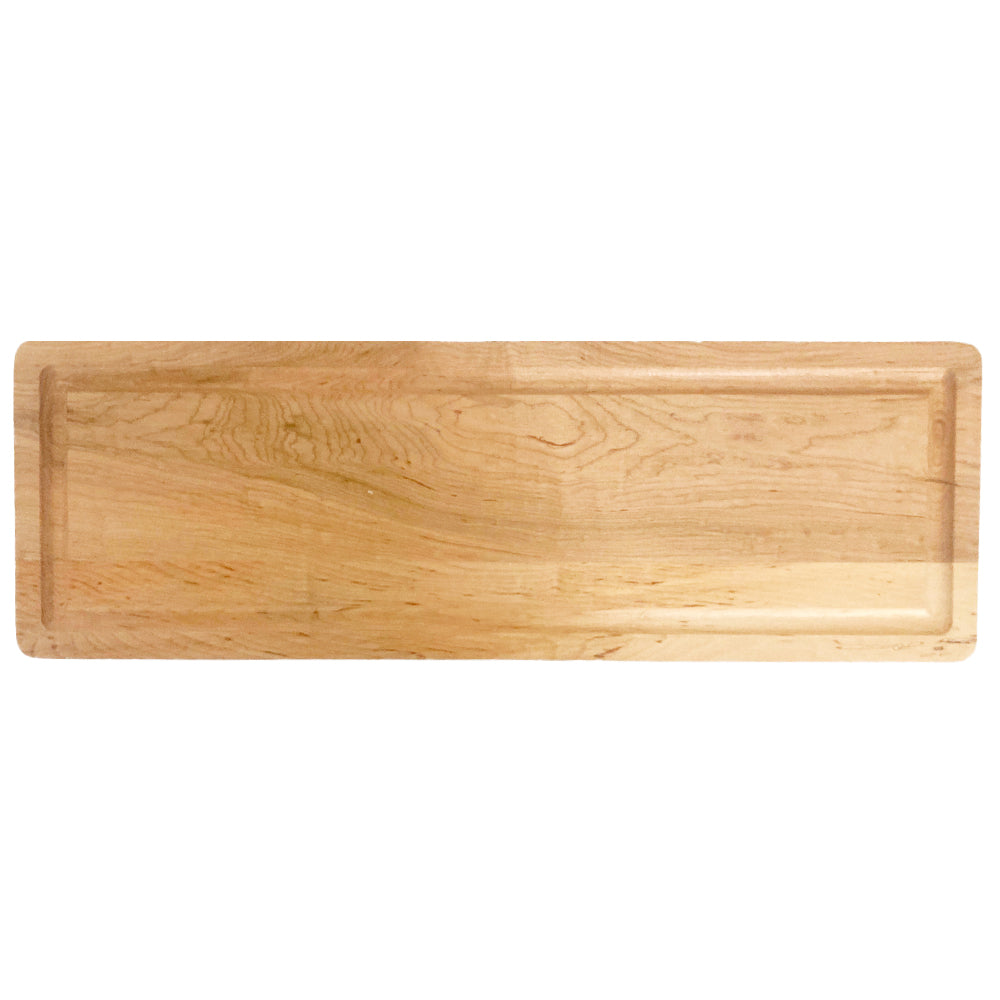 Maple bread cutting board 3/4'' x 6'' x 18''
