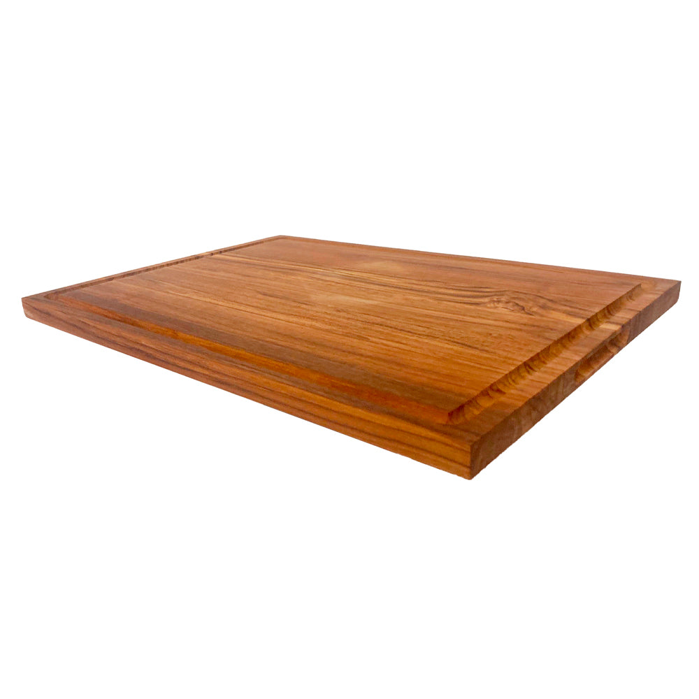Planche à découper en teck de plantation 3/4" x 14" x 20"