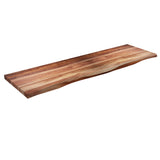 Dessus de comptoir en acacia Live Edge 25 ½’’ x 72’’ x 1 ½’’