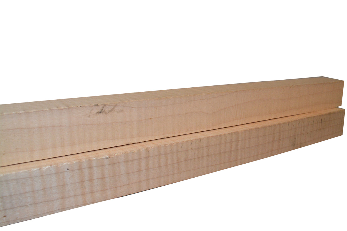 Figured Maple Block 1-1/2" x 1-1/2" x 20-24"