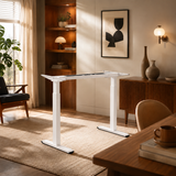 Adjustable white desk frame - Motion II